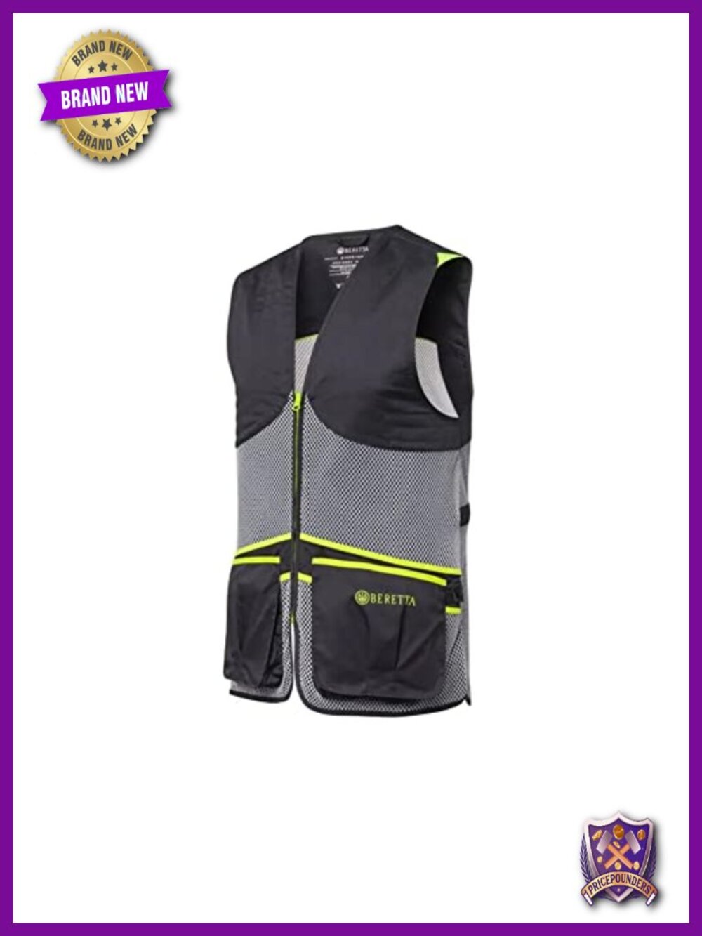Full Mesh Shooting Vest Breathable Lightweight Cotton Competition Vest